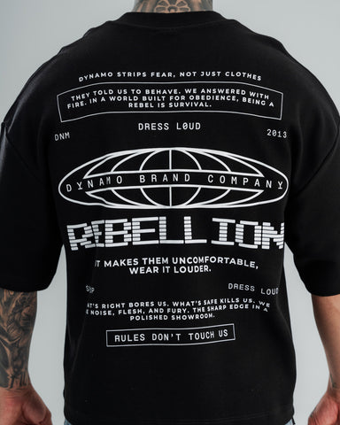 Camiseta Boxy Fit Rebellion