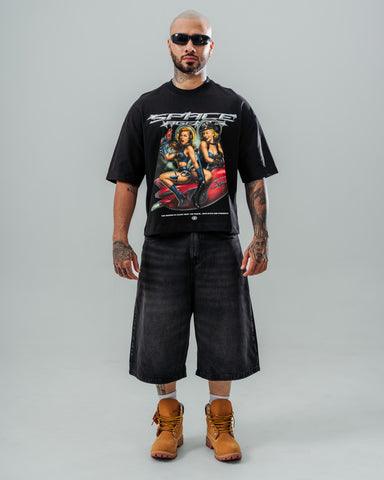 Camiseta Boxy Fit Space Riders