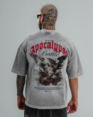 Camiseta Oversize Acid Wash Apocalypse