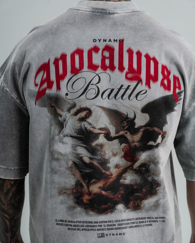 Camiseta Oversize Acid Wash Apocalypse