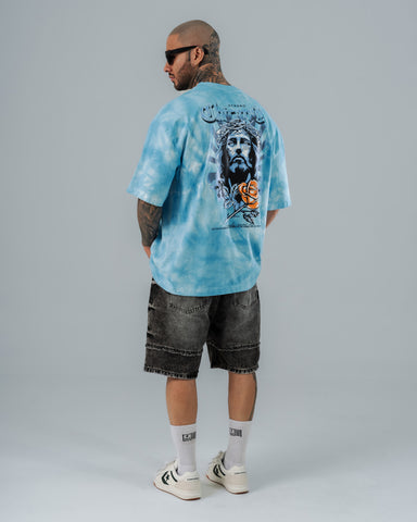 Camiseta Oversize Acid Wash Chicano