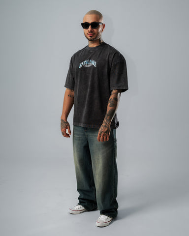 Camiseta Oversize Acid Wash Nature