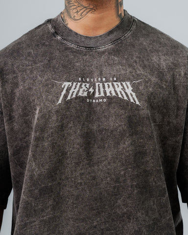 Camiseta Oversize Acid Wash The Dark