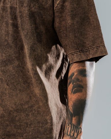 Duo Pack Básicas Oversize Acid Wash Dark Desert