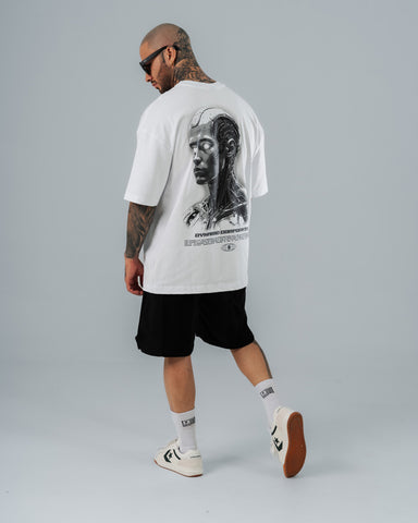 Camiseta Oversize Blanca Androide
