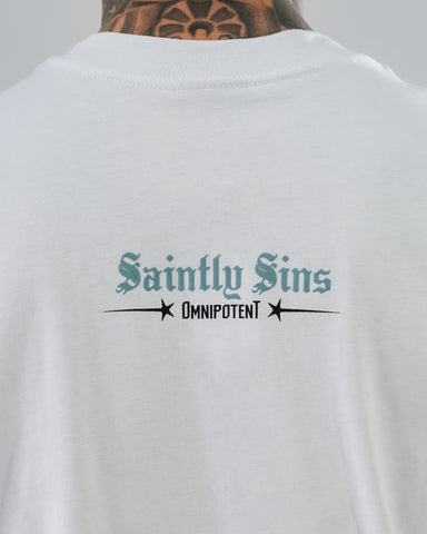 Camiseta Oversize Blanca Godlike