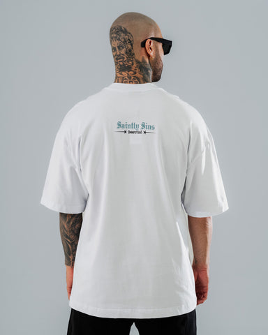 Camiseta Oversize Blanca Godlike
