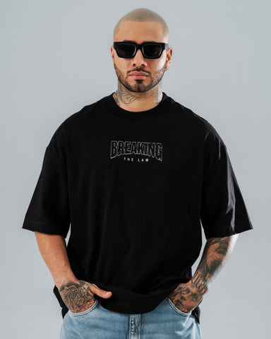 Camiseta Oversize Breaking the Law
