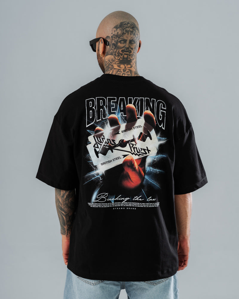 Camiseta Oversize Breaking the Law