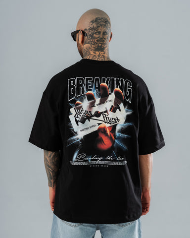 Camiseta Oversize Breaking the Law