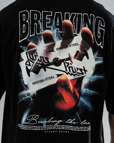 Camiseta Oversize Breaking the Law