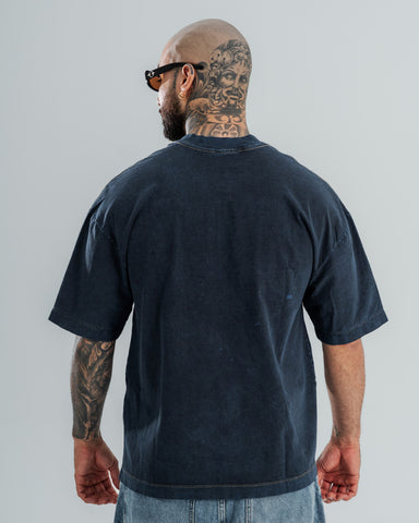 Camiseta Oversize DYNM Washed Blue