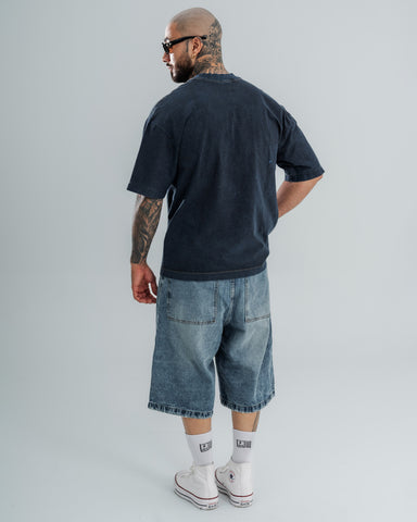 Camiseta Oversize DYNM Washed Blue