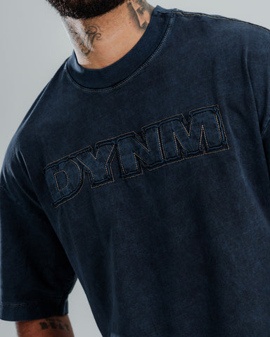 Camiseta Oversize DYNM Washed Blue