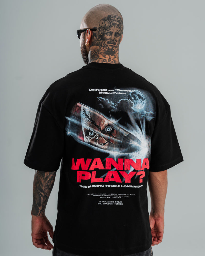 Camiseta Oversize Horror Night