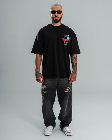 Camiseta Oversize Horror Night