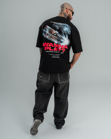 Camiseta Oversize Horror Night