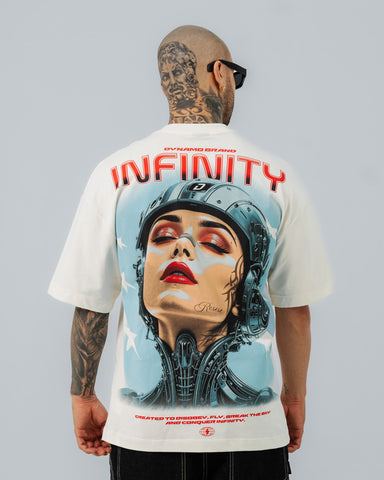 Camiseta Oversize Infinity Cyber Print