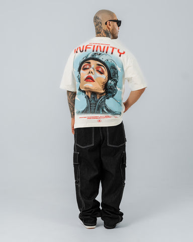 Camiseta Oversize Infinity Cyber Print