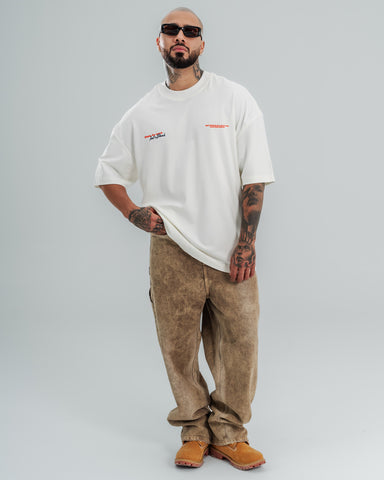 Camiseta Oversize Crema Losig Control