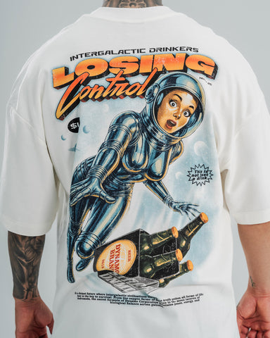 Camiseta Oversize Crema Losig Control