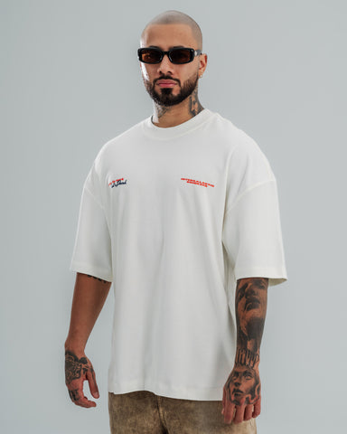 Camiseta Oversize Crema Losig Control