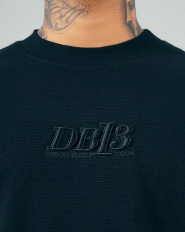 Camiseta Oversize Negra Tela Bombon DB13