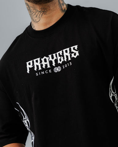 Camiseta Oversize Prayers Back Print