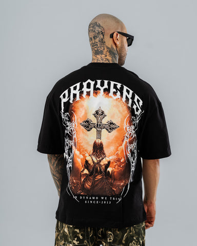 Camiseta Oversize Prayers Back Print