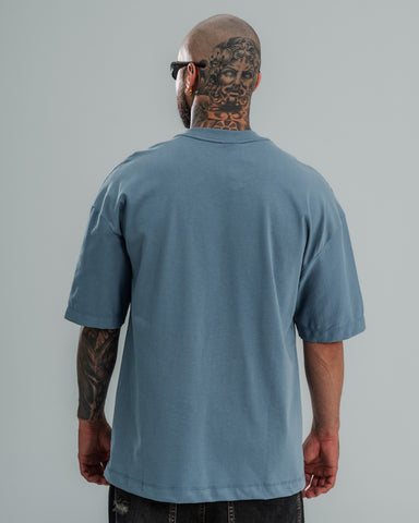 Camiseta Oversize Rule Breaker Blue