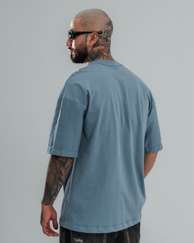 Camiseta Oversize Rule Breaker Blue