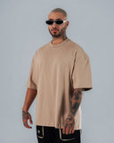 Camiseta Básica Oversize Classic Taupé