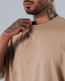 Camiseta Básica Oversize Classic Taupé