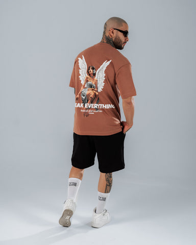 Camiseta Regular Café Break Everything