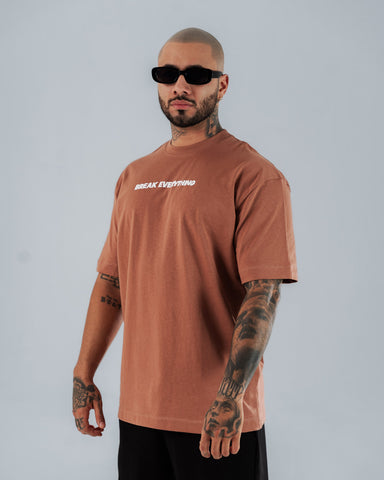 Camiseta Regular Café Break Everything