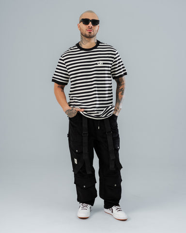 Camiseta Regular Rayas Black & White