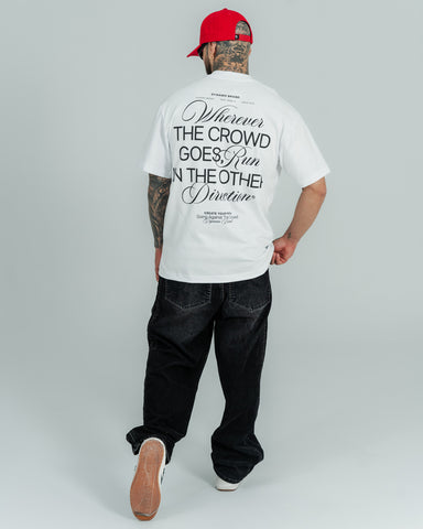 Camiseta Relaxed Fit Blanca Transcend