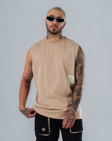 Camiseta Sin Mangas Para Hombre Regular Skull