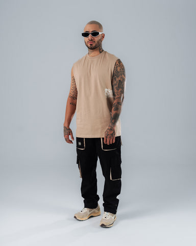 Camiseta Sin Mangas Para Hombre Regular Skull