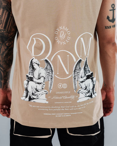 Camiseta Sin Mangas Para Hombre Taupe DNM