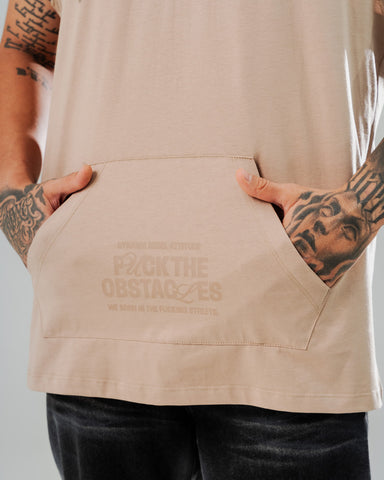 Camiseta Sin Mangas Regular Hood Beige