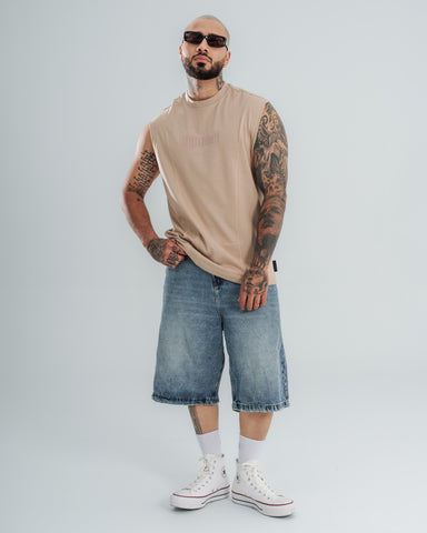 Camiseta sin mangas Essential Sand