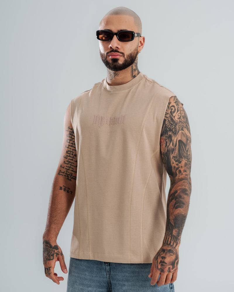 Camiseta sin mangas Essential Sand
