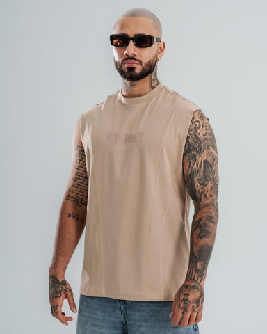 Camiseta sin mangas Essential Sand