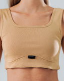Crop Top Basic Beige