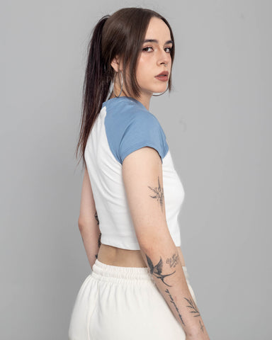 Crop Top Natural Baby Tees