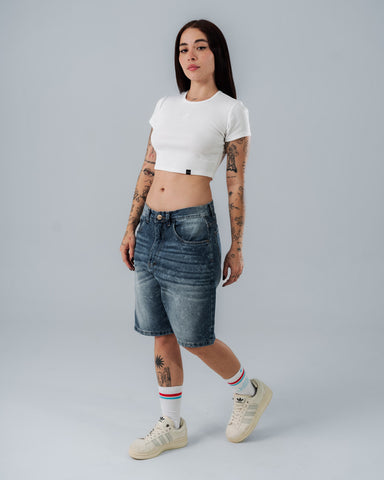 Crop Top Regular Essential White