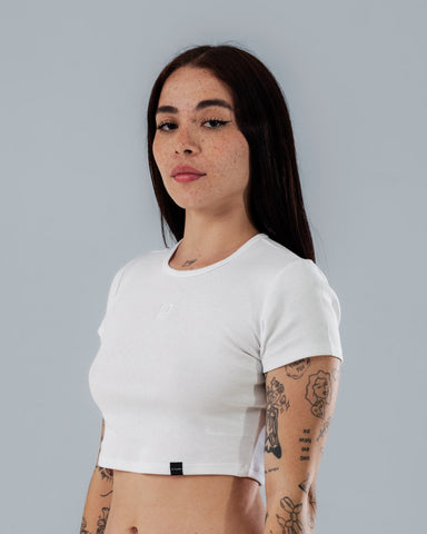 Crop Top Regular Essential White