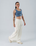 Crop Top Para Mujer Azul Essential