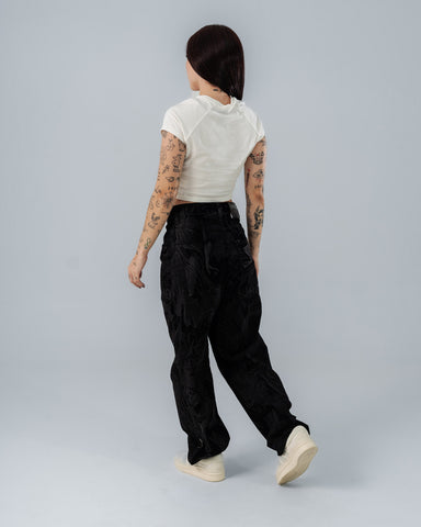 Crop Top Para Mujer Regular Essential Ivory